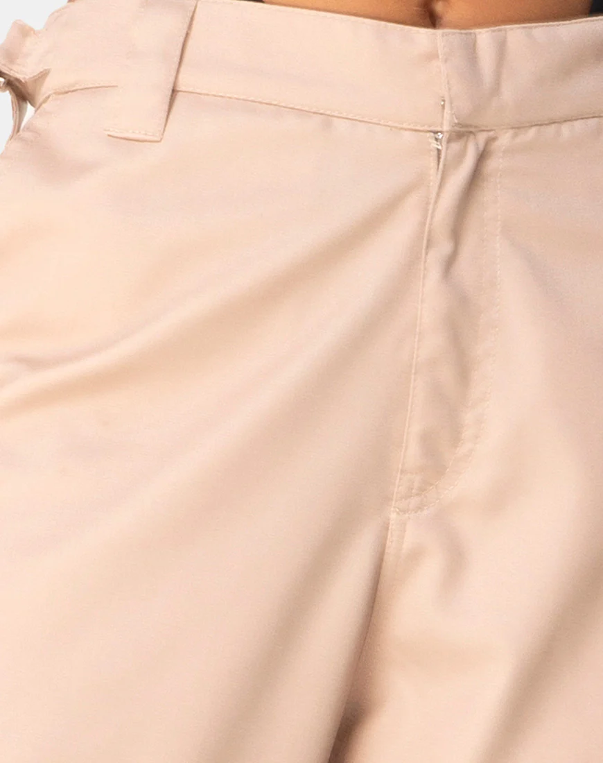 Jubie Cargo Trouser in Tan Drill - Image 5