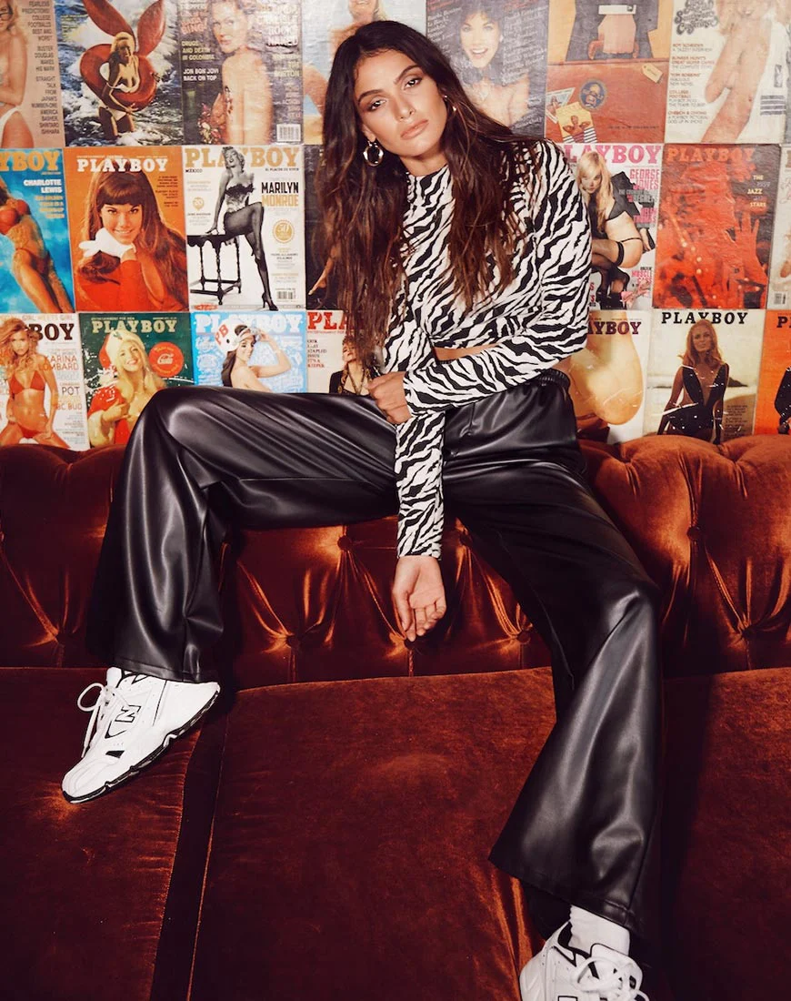 Julio Jogger in PU Black - Image 2