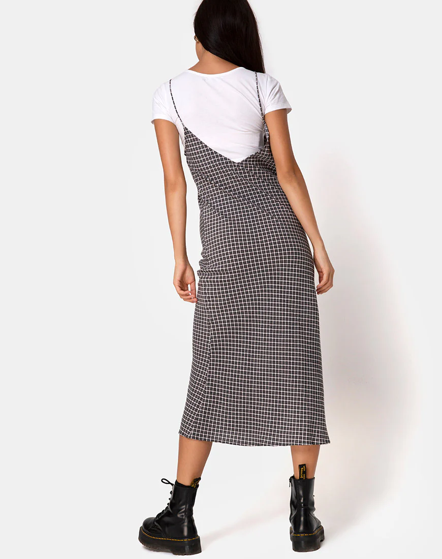 Juvina Dress in Check It Out Black - Image 4