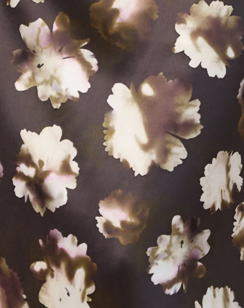 Kafka Maxi Dress in Brown Floral Print - Image 5