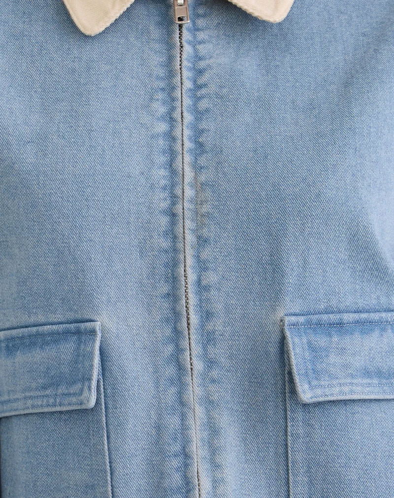Kahyun Jacket in Denim Light Wash - Image 6