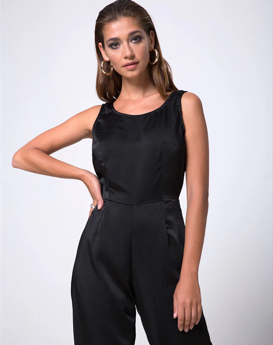 Kaios Cutout Jumpsuit in Black - Image 4