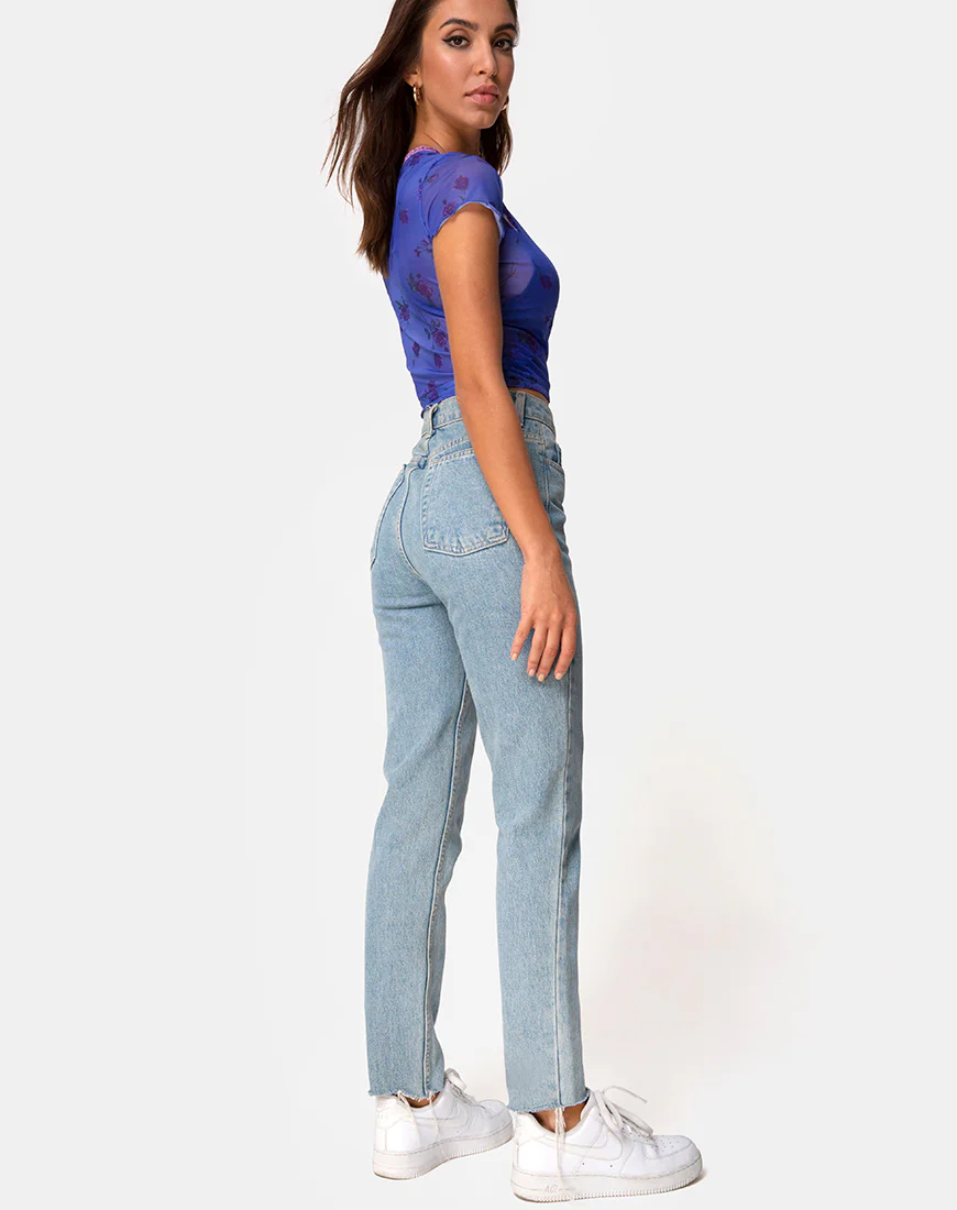 Kalia Top in Lilac Rose with Lilac Lace - Image 4