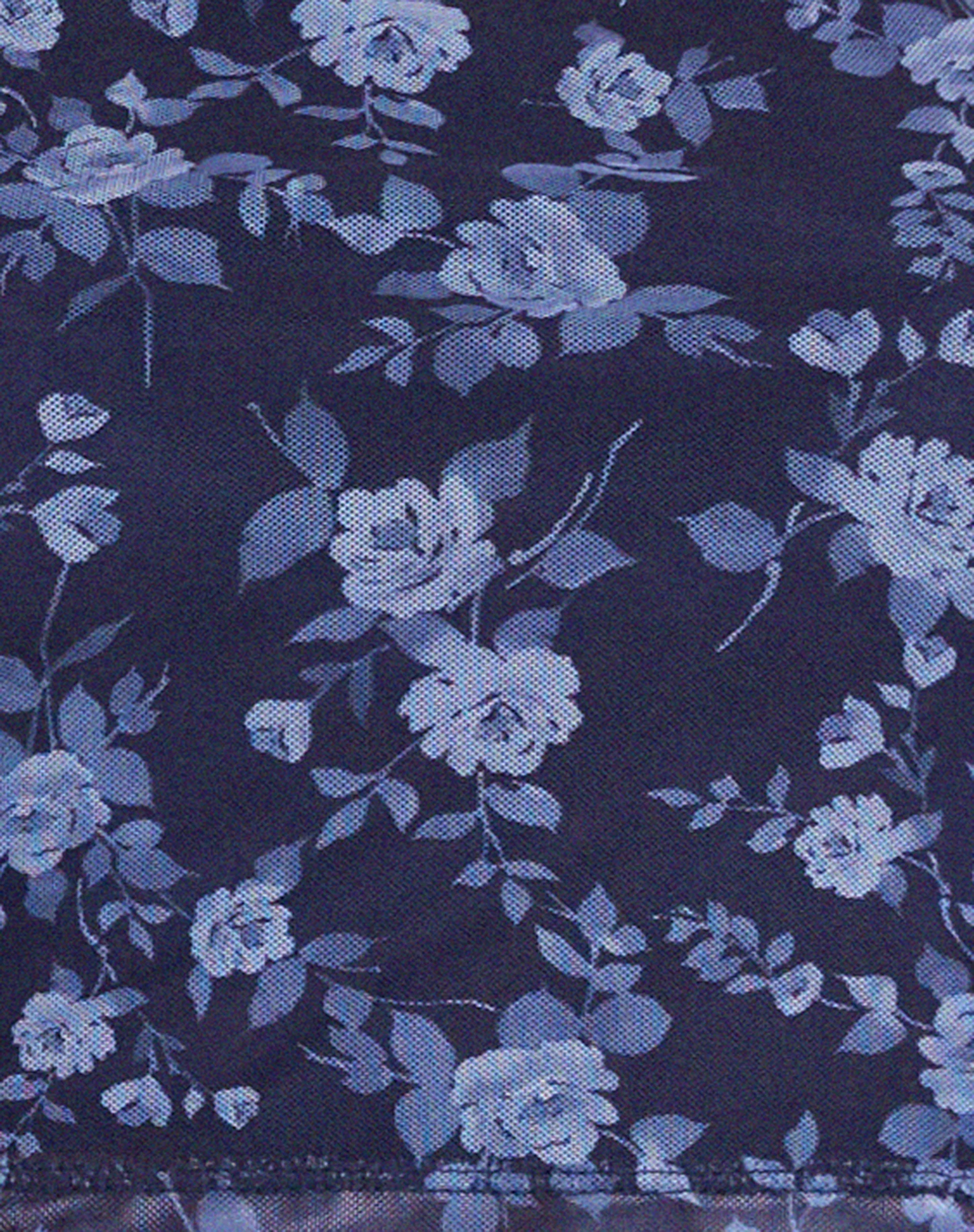 Kalula Printed Long Sleeve Top in Pretty Floral Navy - Image 7
