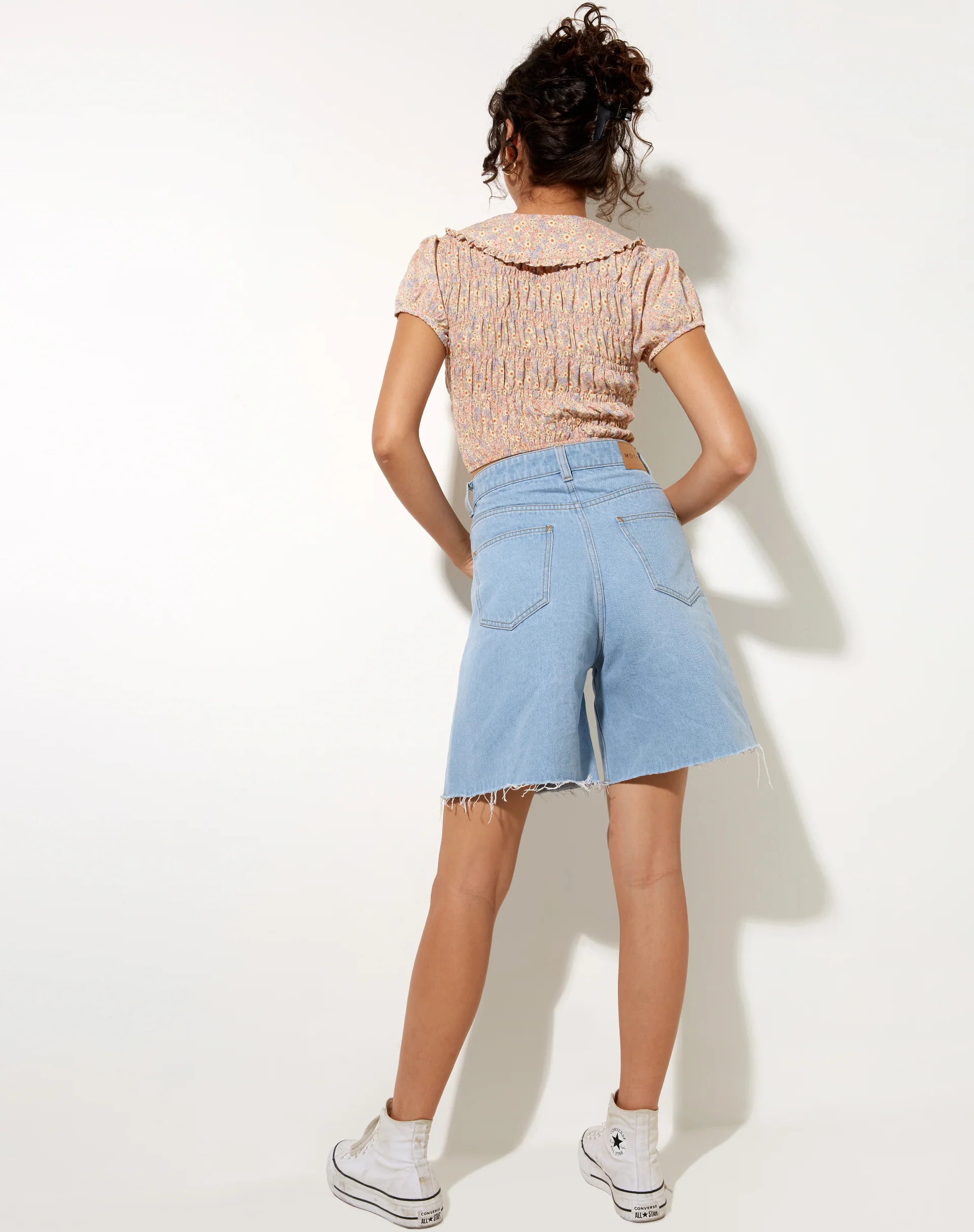 Kamiko Top in 70's Prairie Girl Floral - Image 4