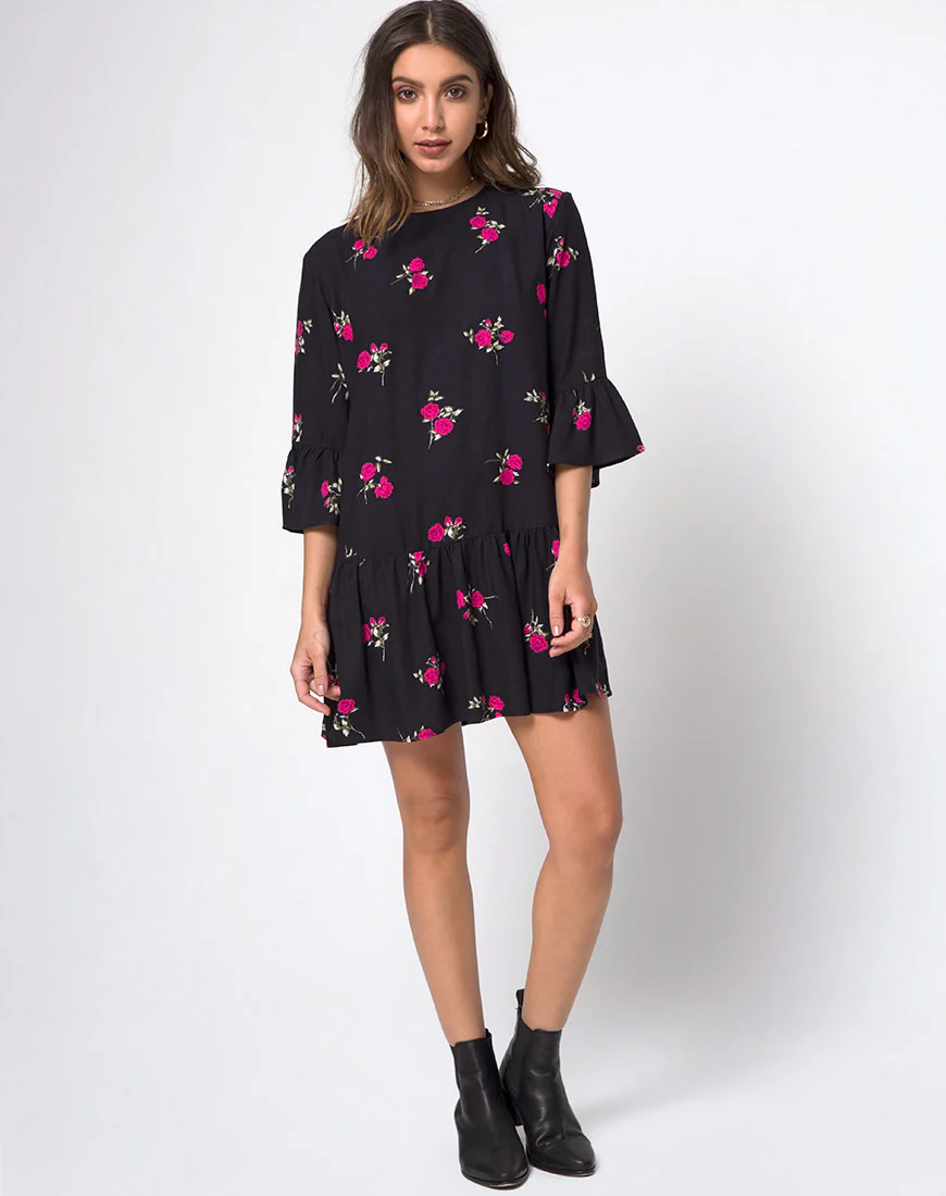Kamryn Dress in Grunge Rose - Image 3
