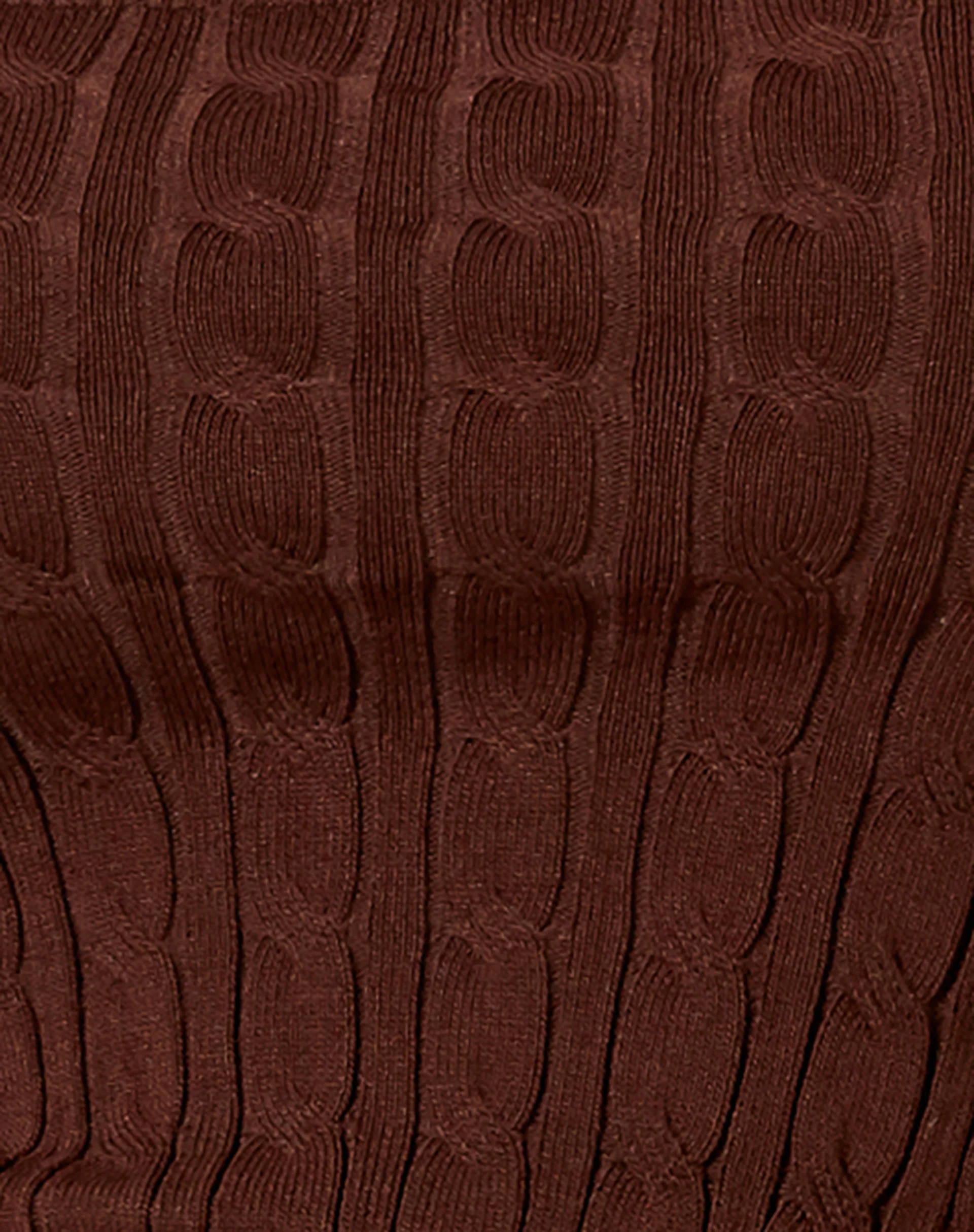 Karen Bandeau Top in Knit Chocolate - Image 6