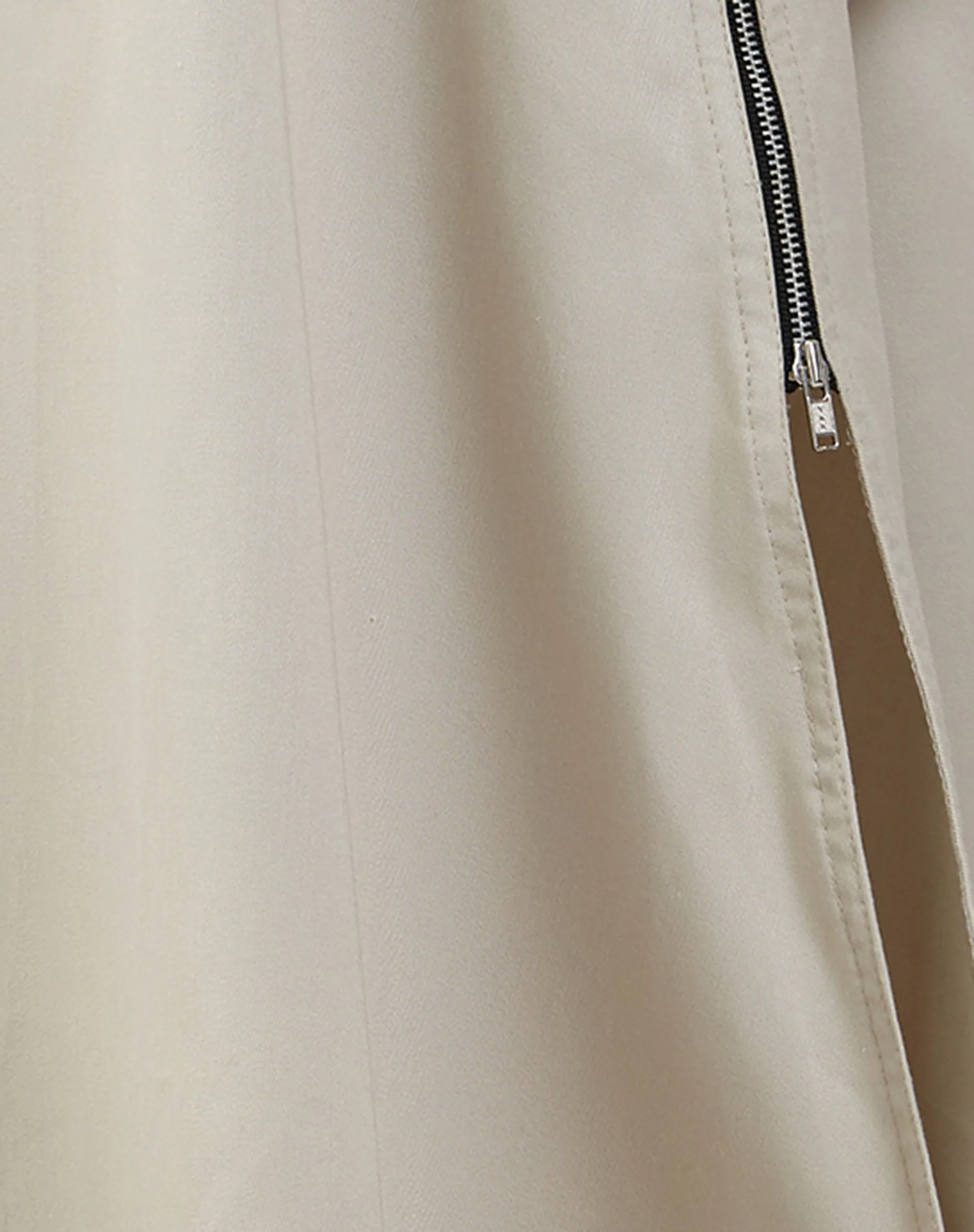 MOTEL X JACQUIE Karsyn Asymmetric Midi Skirt in Oat - Image 5