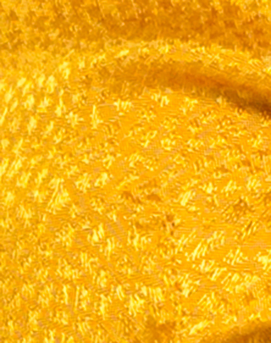 Kasen Bralet in Satin Mustard - Image 5