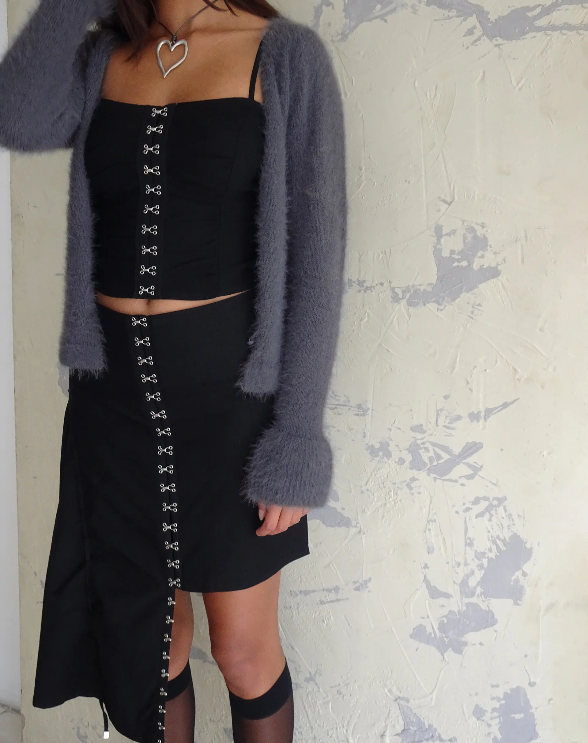 Kazka Cardi in Grey Blue - Image 2