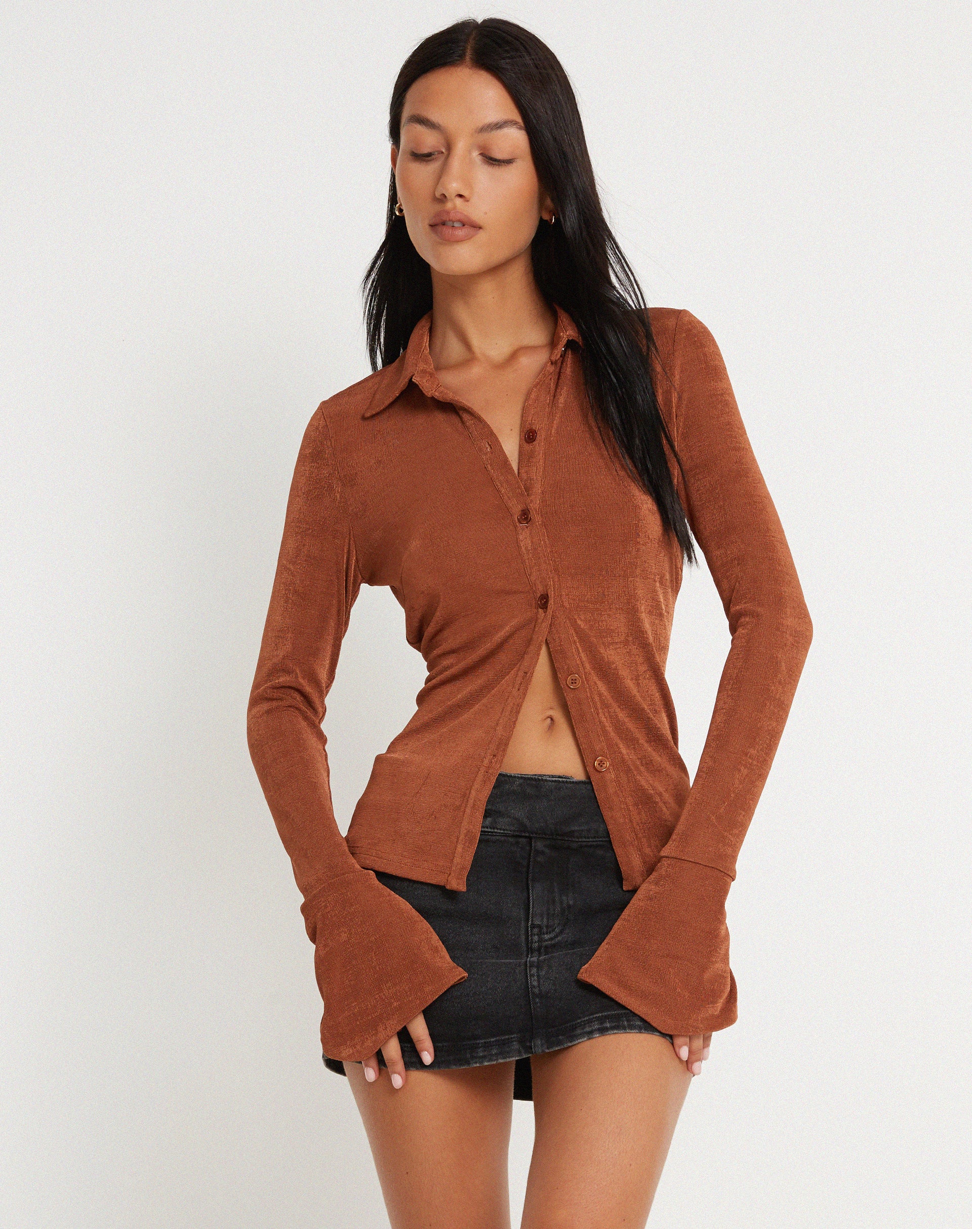 Keani Shirt in Bronze - Image 3