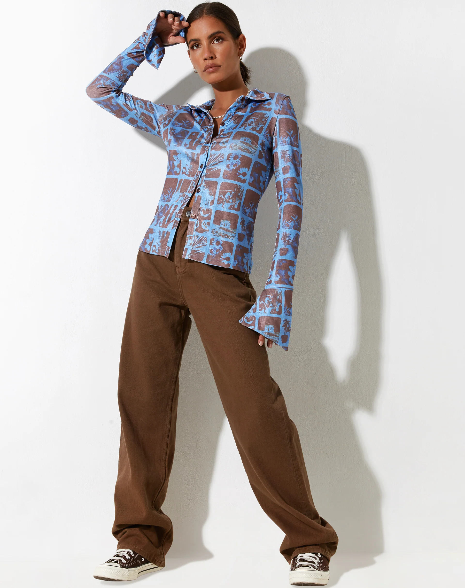 Keani Long Sleeve Shirt in Photographic Blue - Image 5
