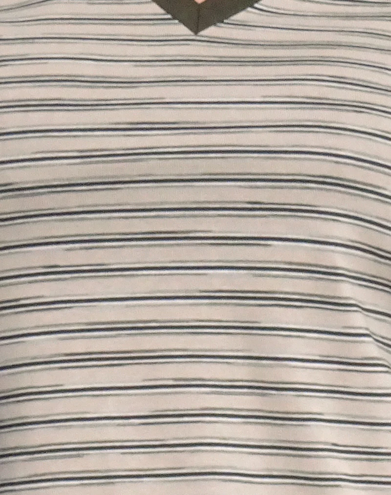 Keiko Top in Stripe Jersey Tonal Brown - Image 6