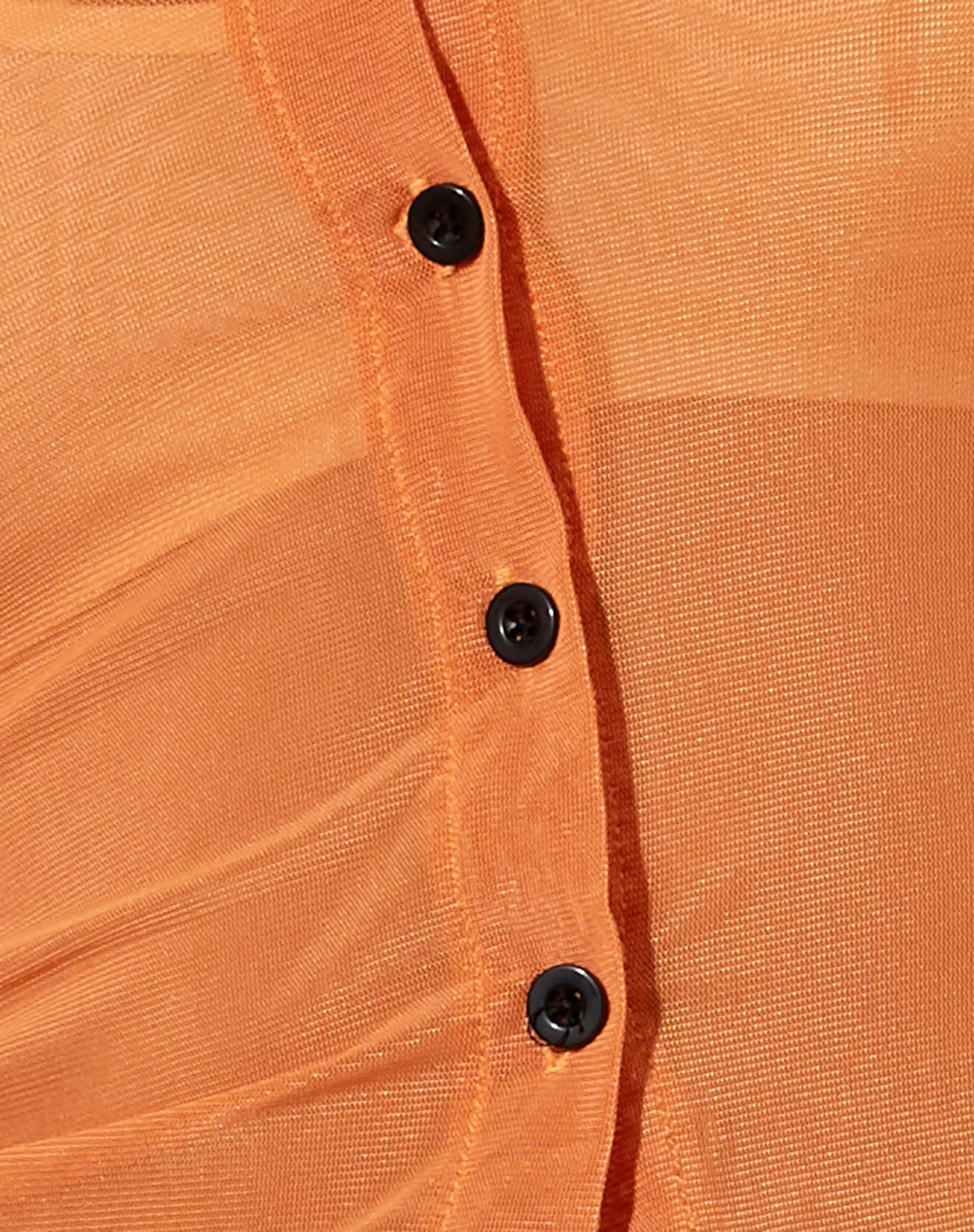 Kelly Shirt in Mesh Orange - Image 5