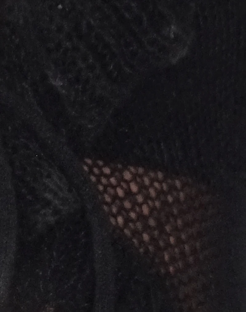 Kendra Ruffle Cardi in Black - Image 6