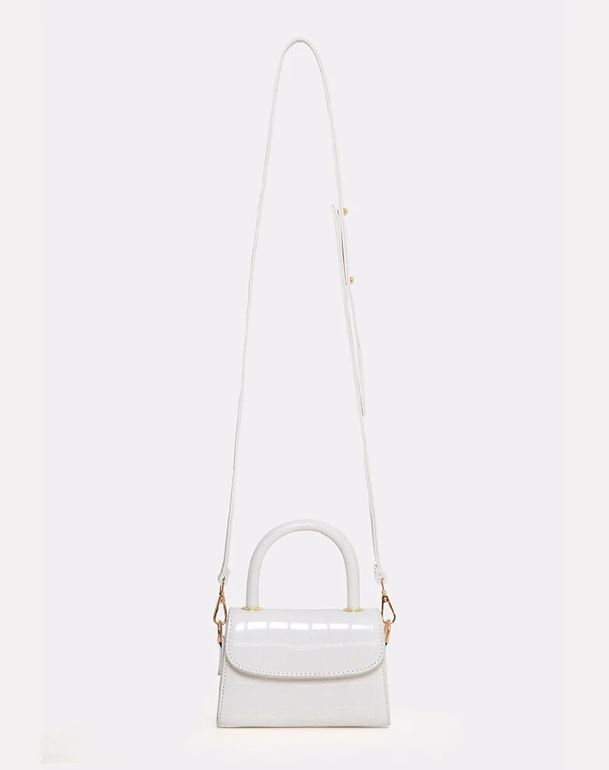 Kenny Micro Bag in White - Image 3