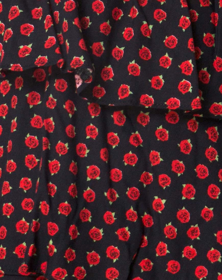 Kepsibelle Dress in Dotty Rose Black - Image 5