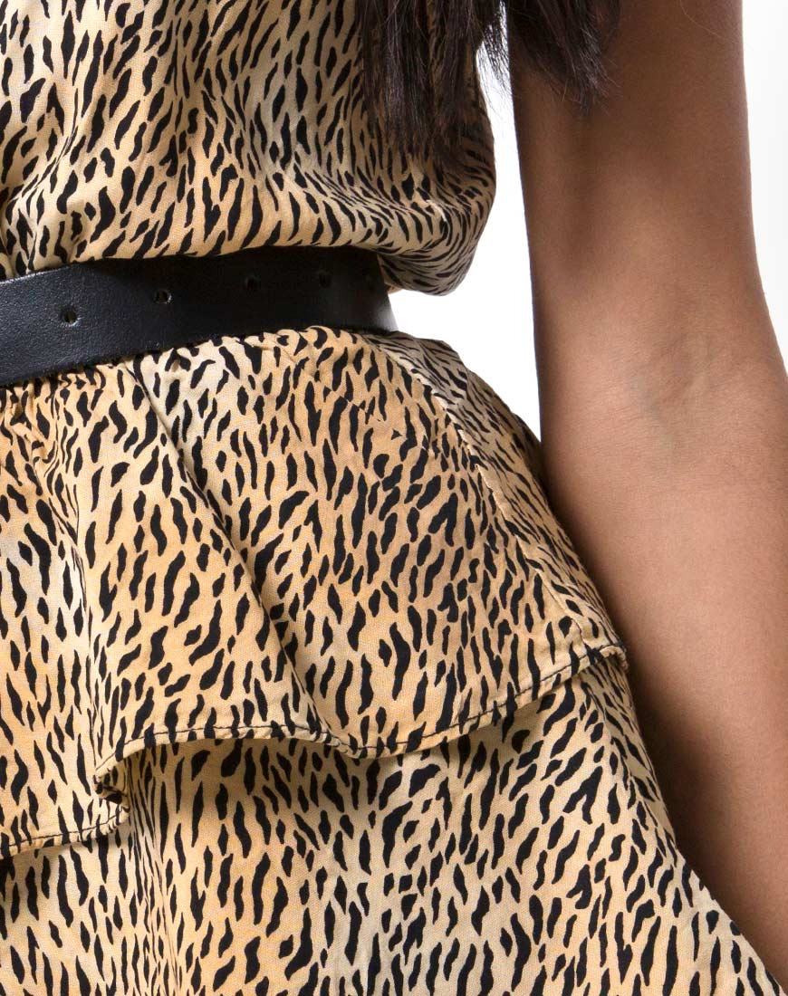 Kepsy Dress in Mini Tiger Brown - Image 6