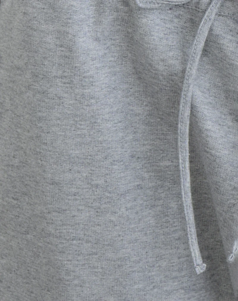 Kether Basketball Studded Short in Grey Marl - Image 7