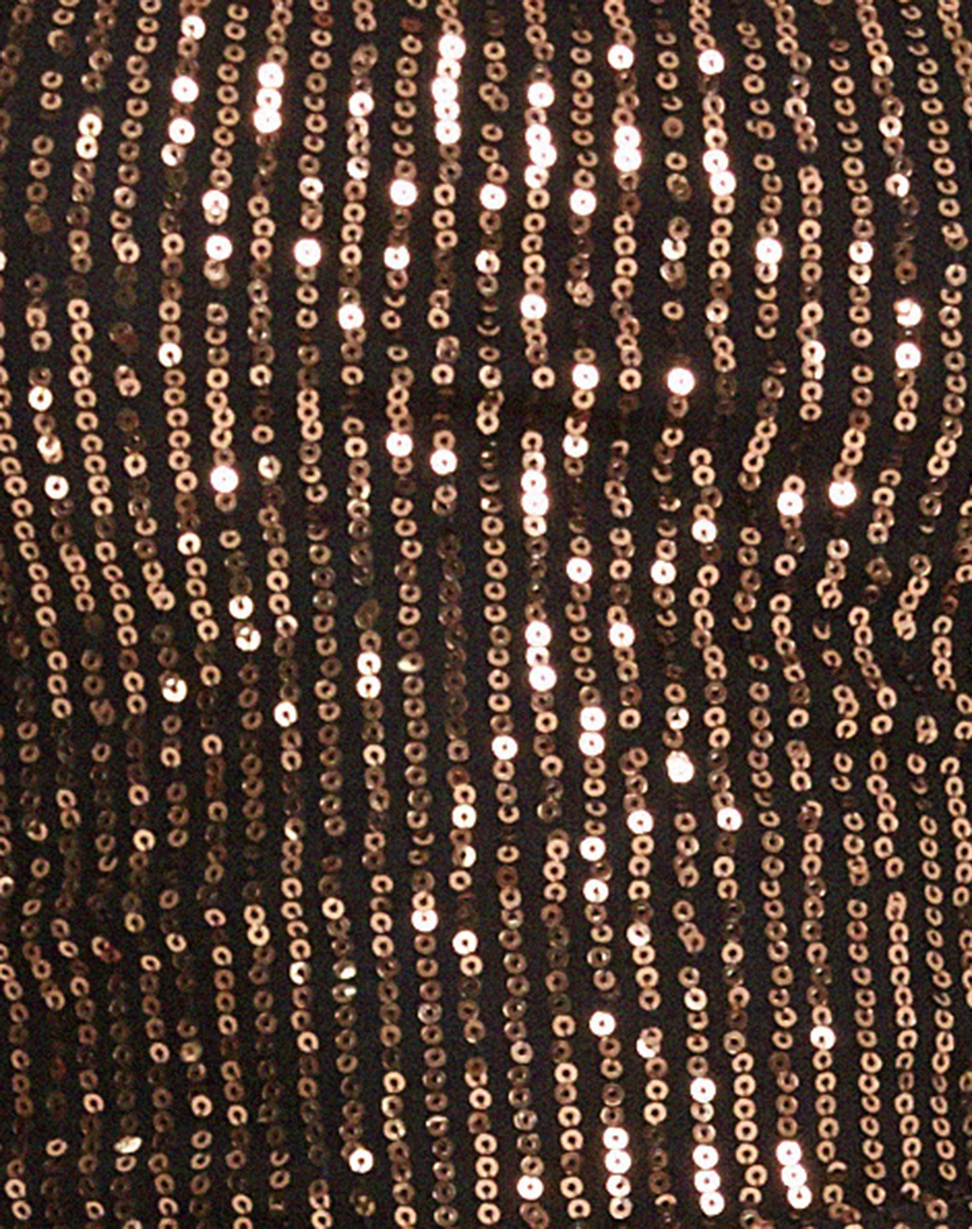 Ketida Crop Top in Drape Sequin Copper - Image 7