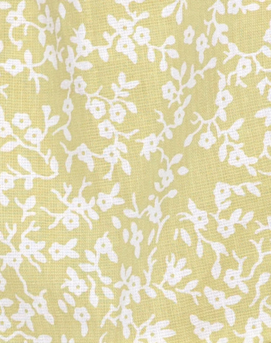 Kezie Skater Dress in Botanic Mint Foam - Image 5