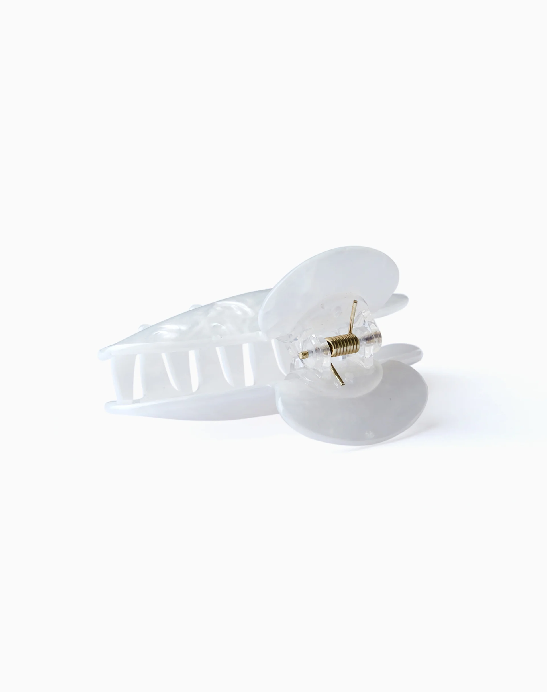 Kima Hair Claw in White Pearl - Image 5