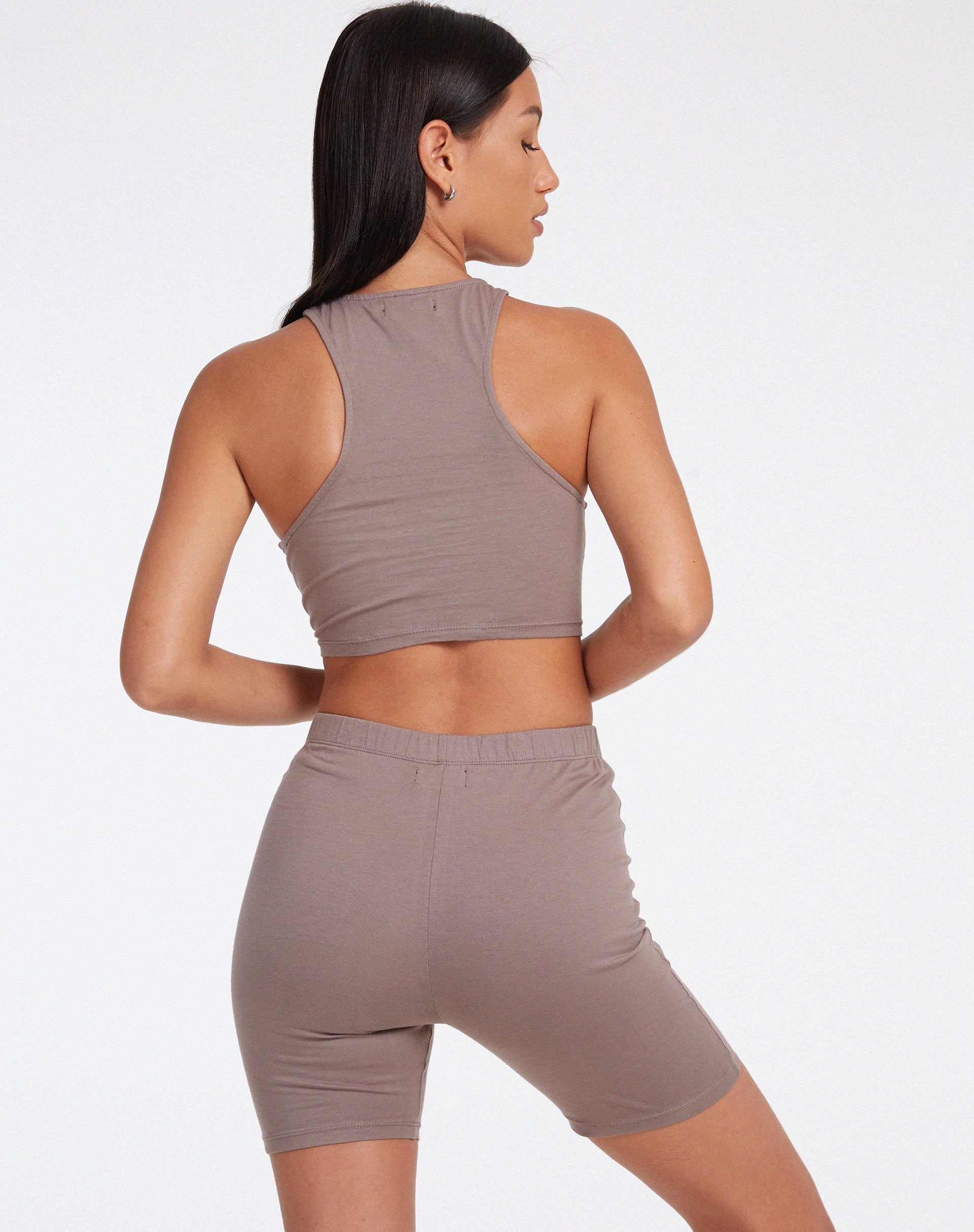 Kimaya Crop Top in Lycra Antler - Image 2
