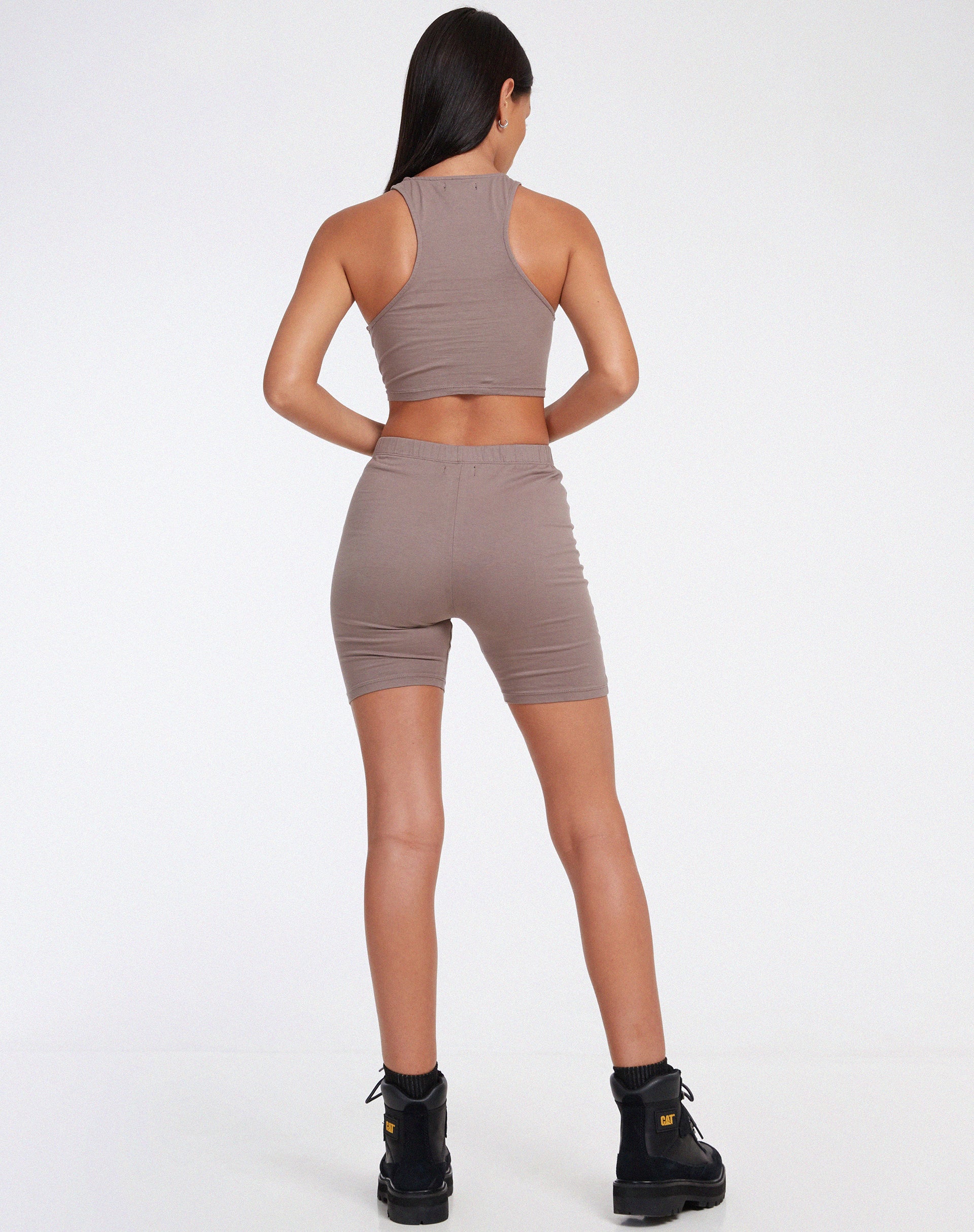 Kimaya Crop Top in Lycra Antler - Image 5