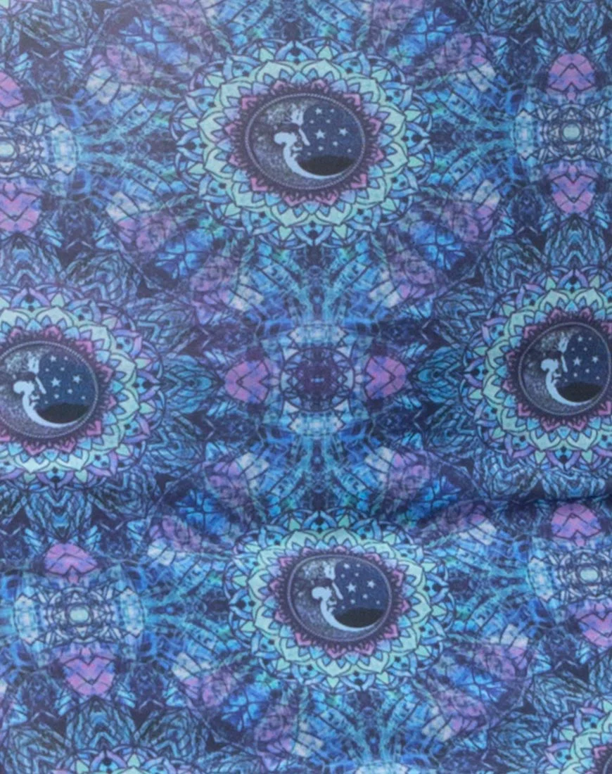 Kimmy Mini Skirt in New Mandala Digital Print - Image 5