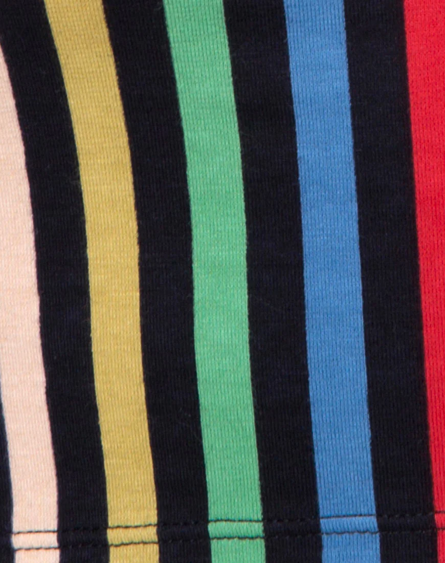 Kimmy Skirt in P.E Stripe - Image 5