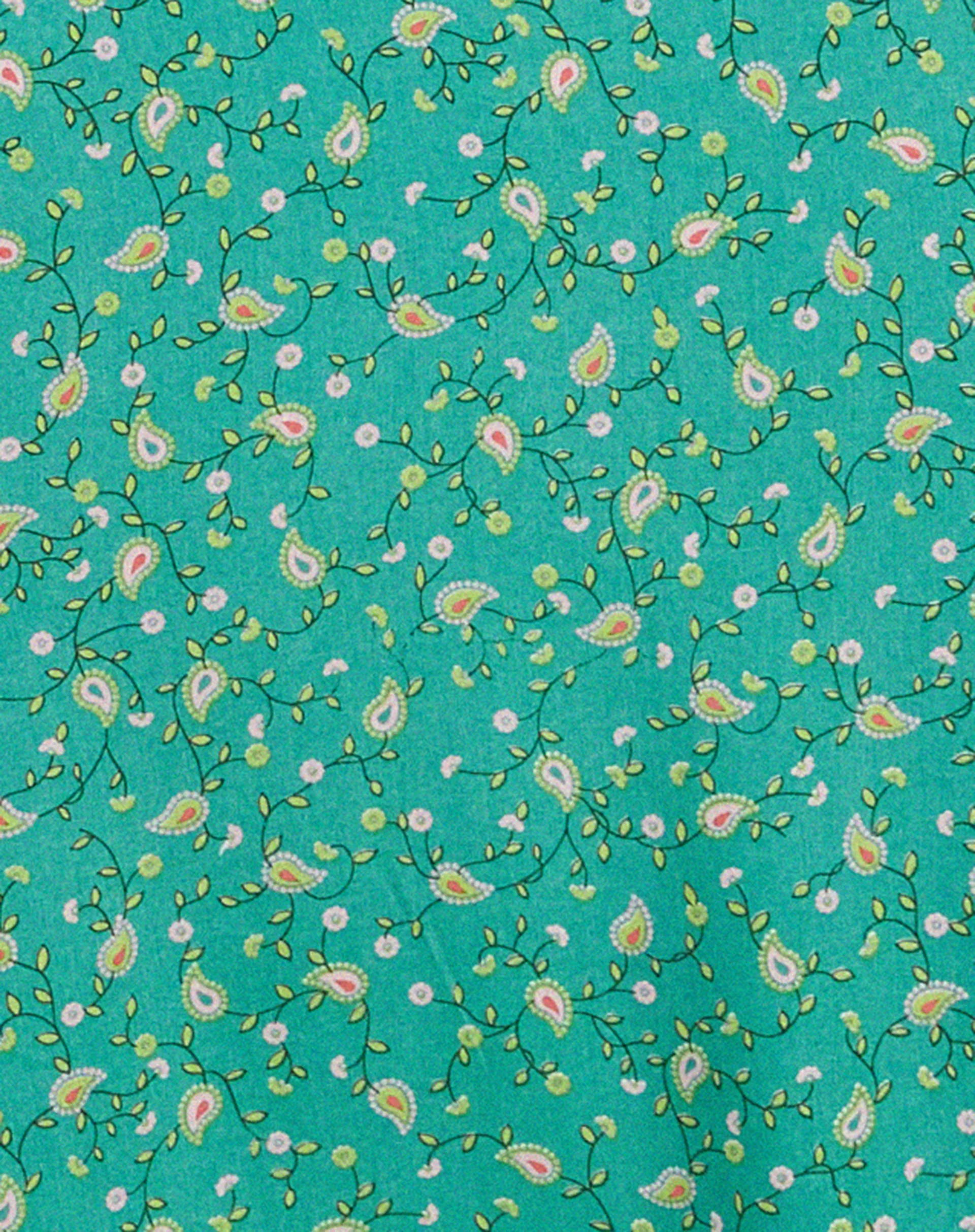 Kindra Midi Skirt in Paisley Fun Green - Image 7