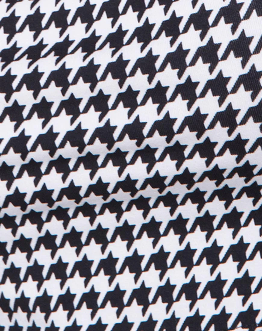Kini Crop Top in Dogtooth - Image 5