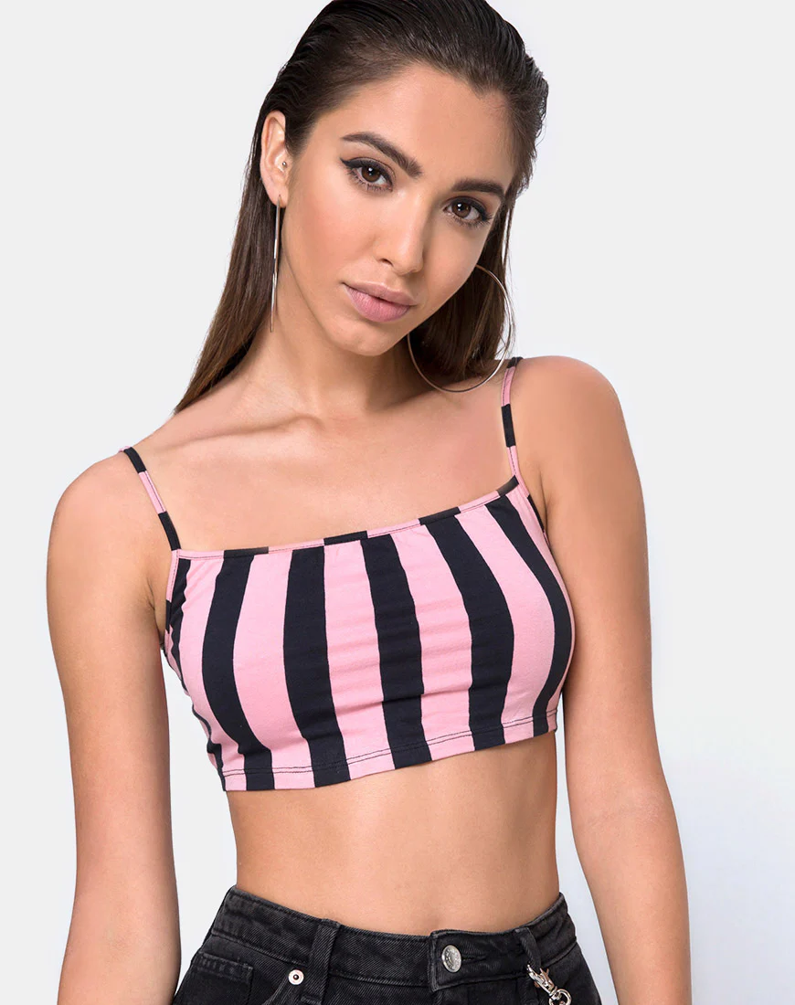 Kini Crop in Campbell Stripe - Image 2