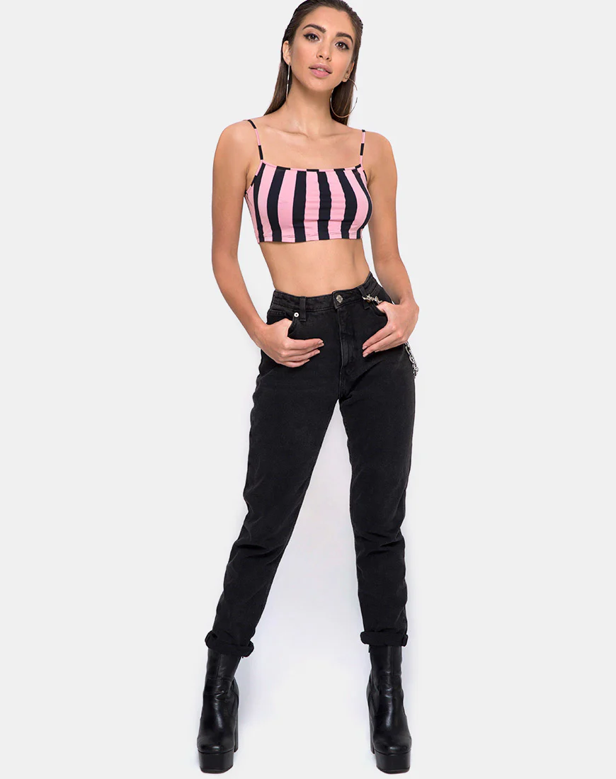 Kini Crop in Campbell Stripe - Image 5