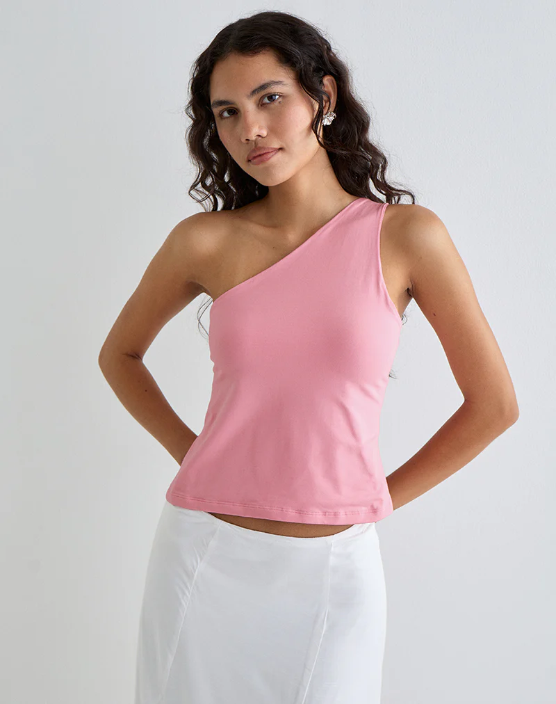 Klazari Top in Rayon Jersey Ballet Pink - Image 5