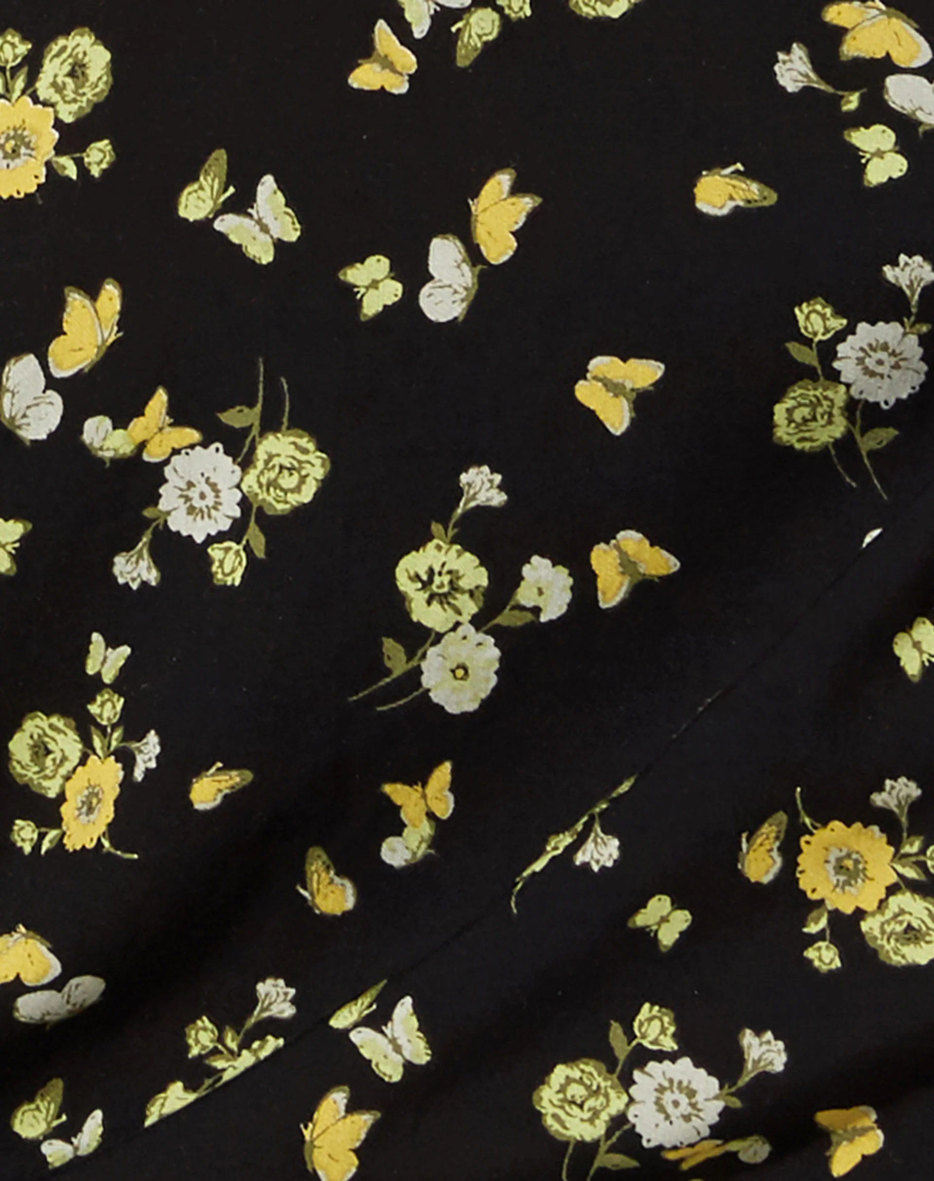 Kumala Slip Dress in Lemon and Lime Black - Image 7