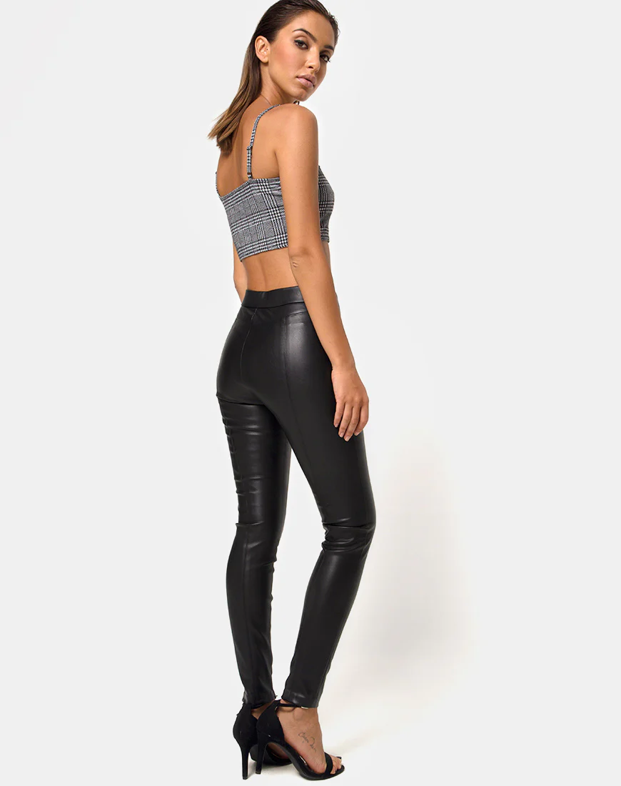 Kyga Crop Top in Charles Check - Image 5