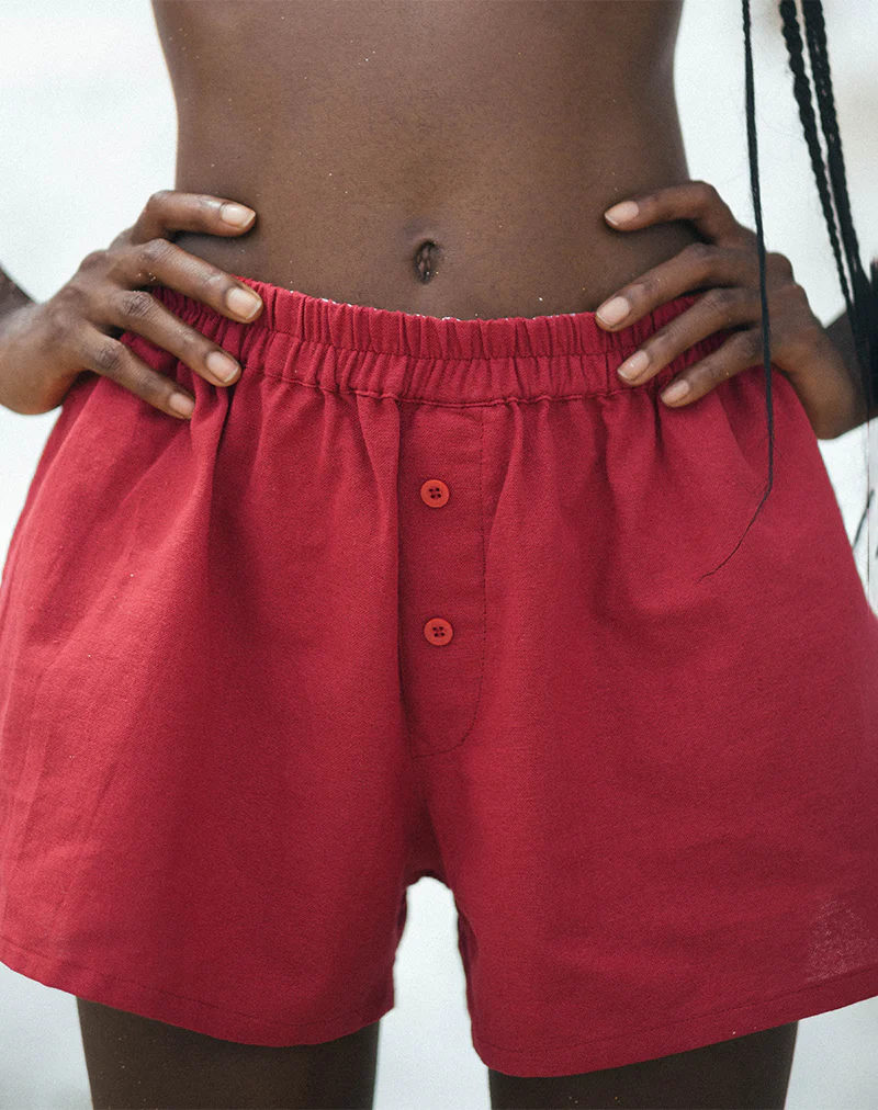 Laboxe Shorts in Adrenaline Red - Image 4