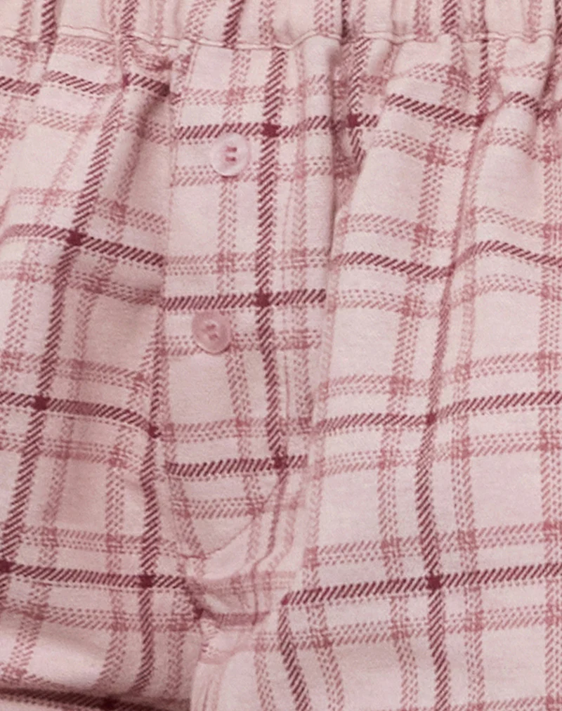 Laboxe Short in Basic Tartan Pink - Image 6