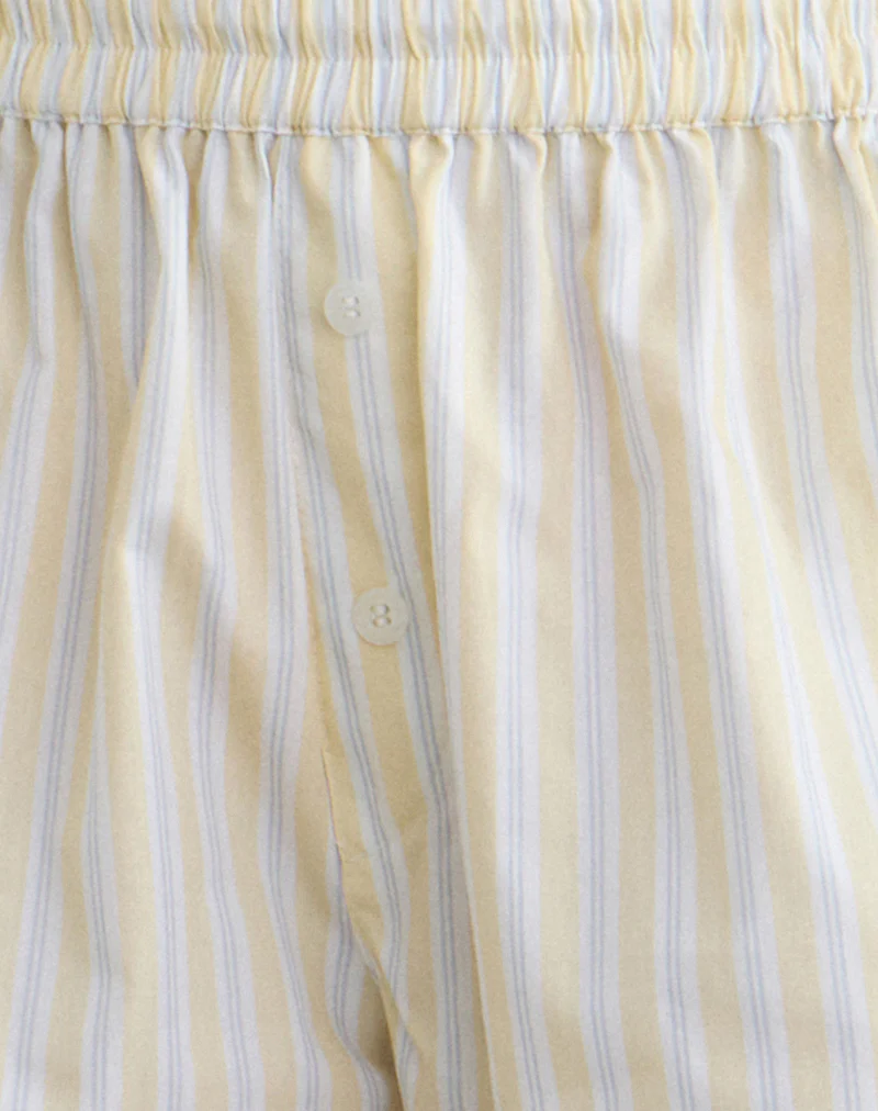 Laboxe Short in Candy Stripe Yellow - Image 6