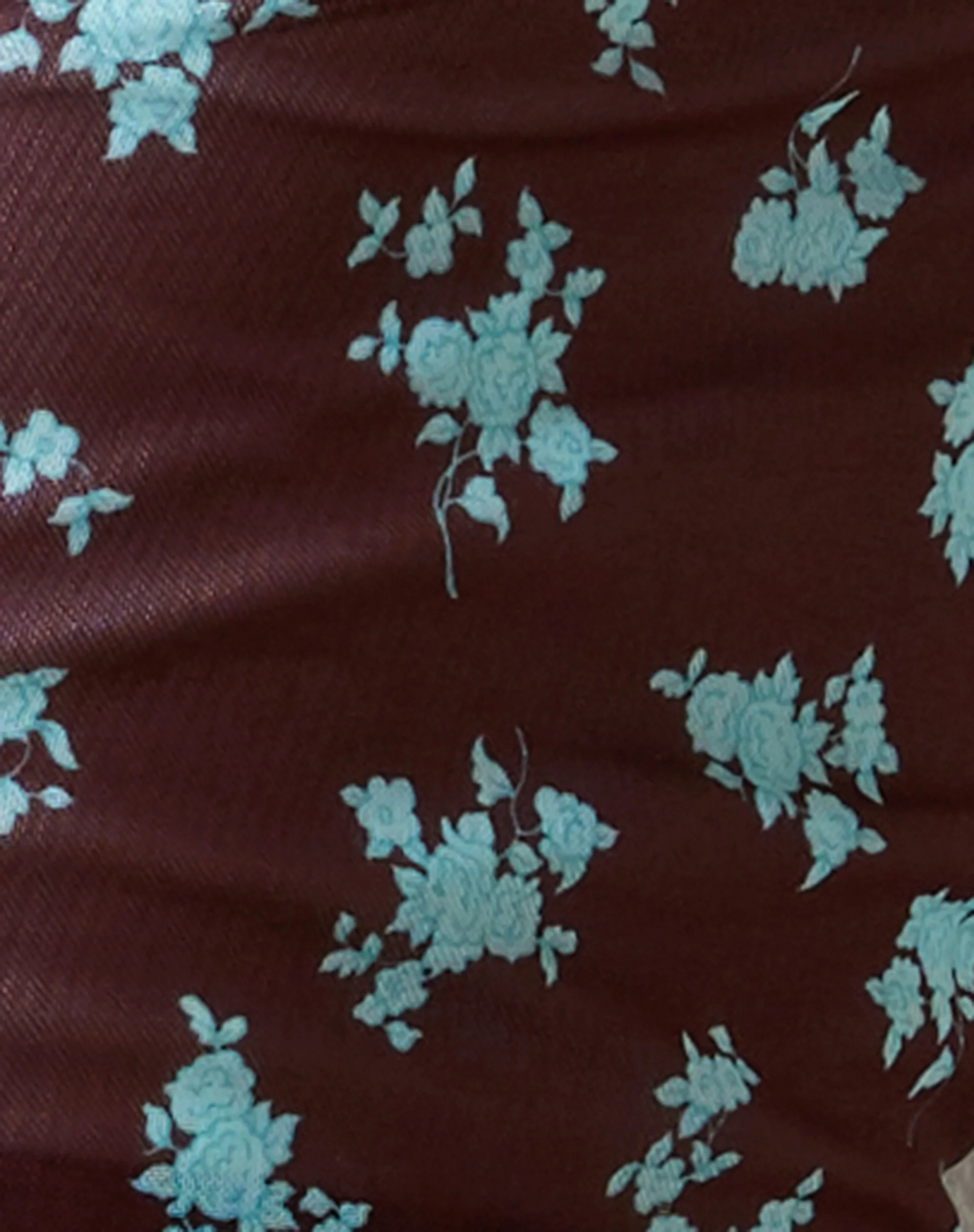 Lamaya Cardi in Femme Floral Blue and Brown - Image 5