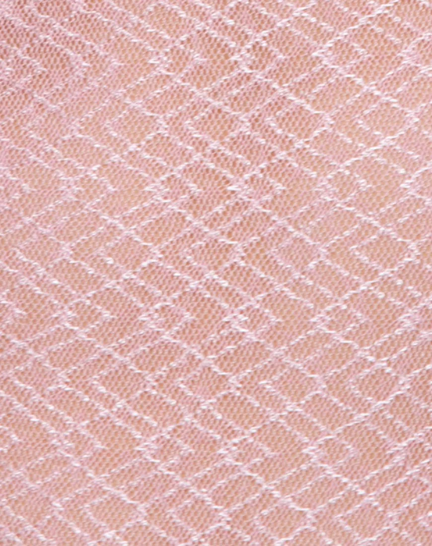 Lanora Bodice in Lacey Knit Blush - Image 5
