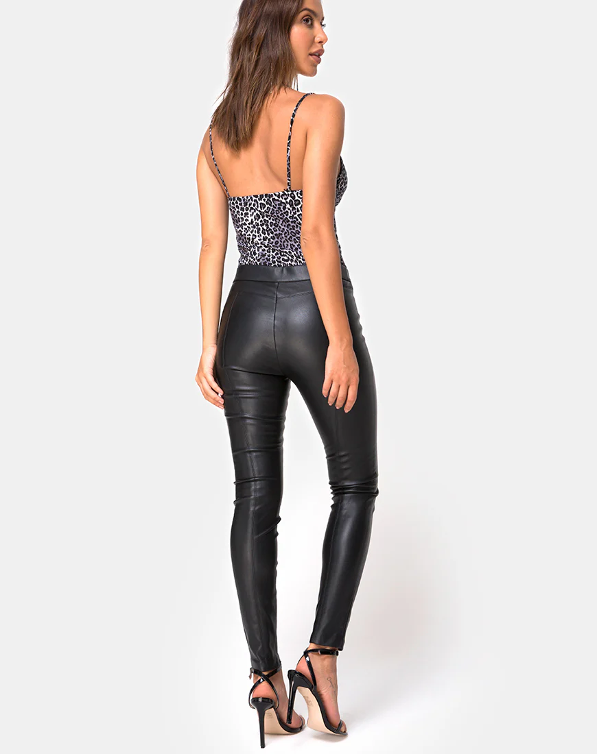 Lanti Bodice in Rar Leopard Grey - Image 4