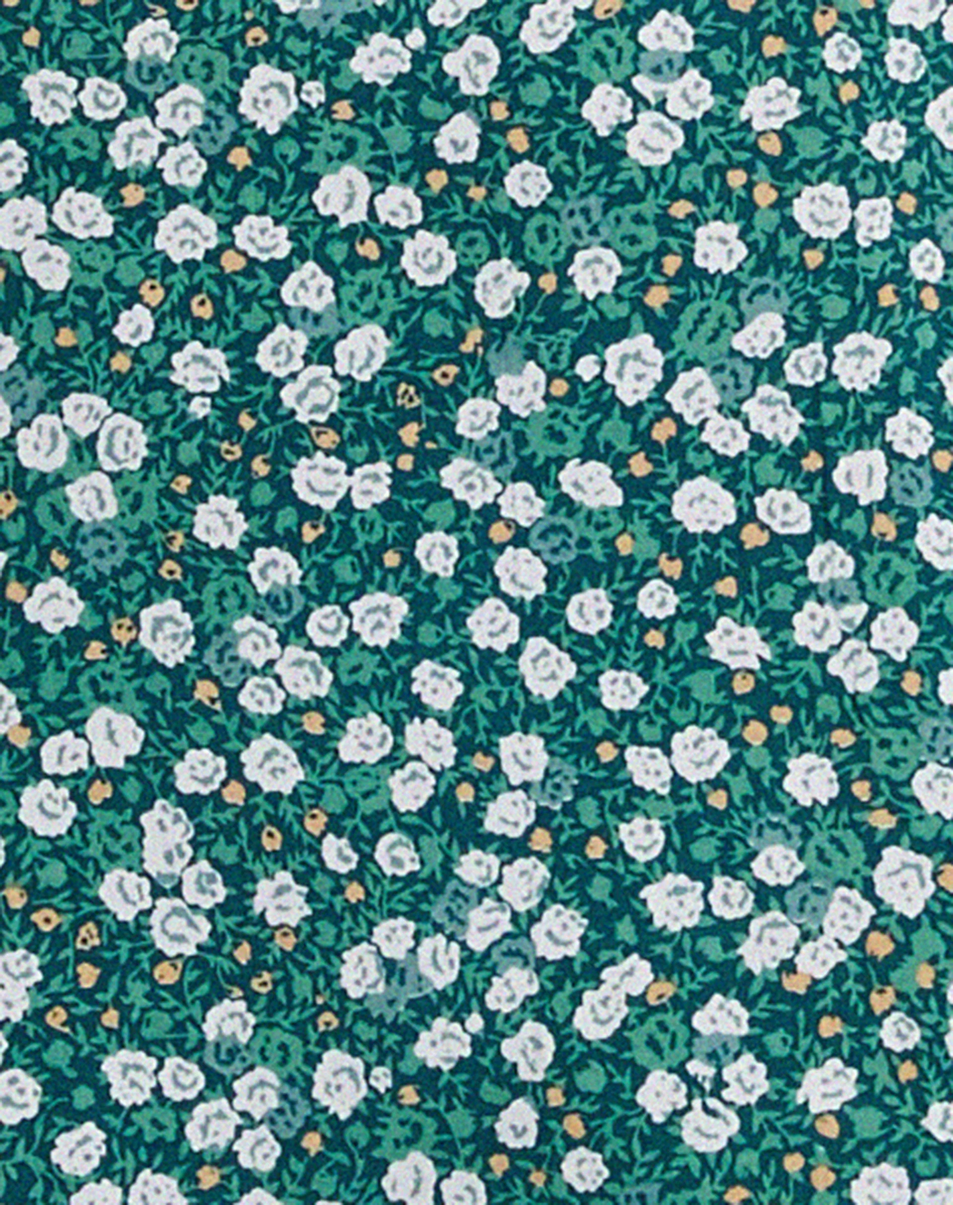 Larin Midi Dress in Floral Field Green - Image 6