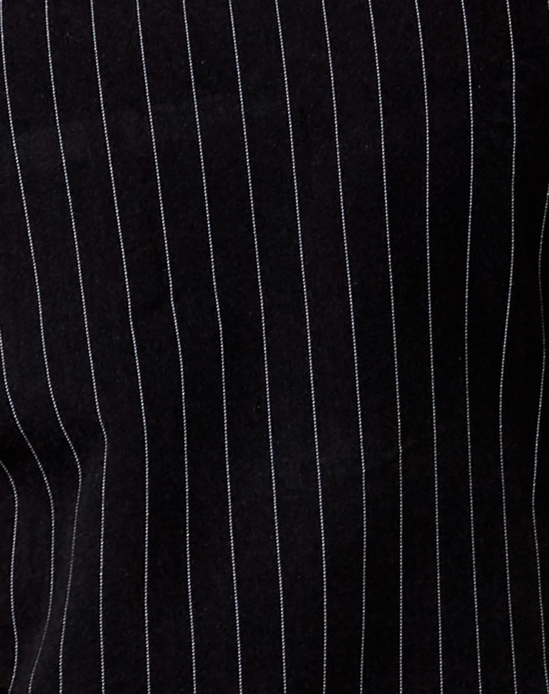 Laudine Mini Dress in Pinstripe Black - Image 5