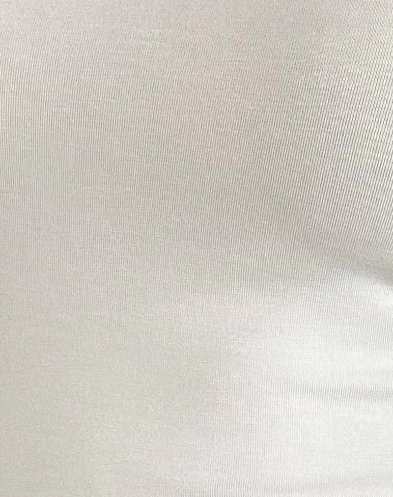 Layti Halterneck Top in Off White - Image 5