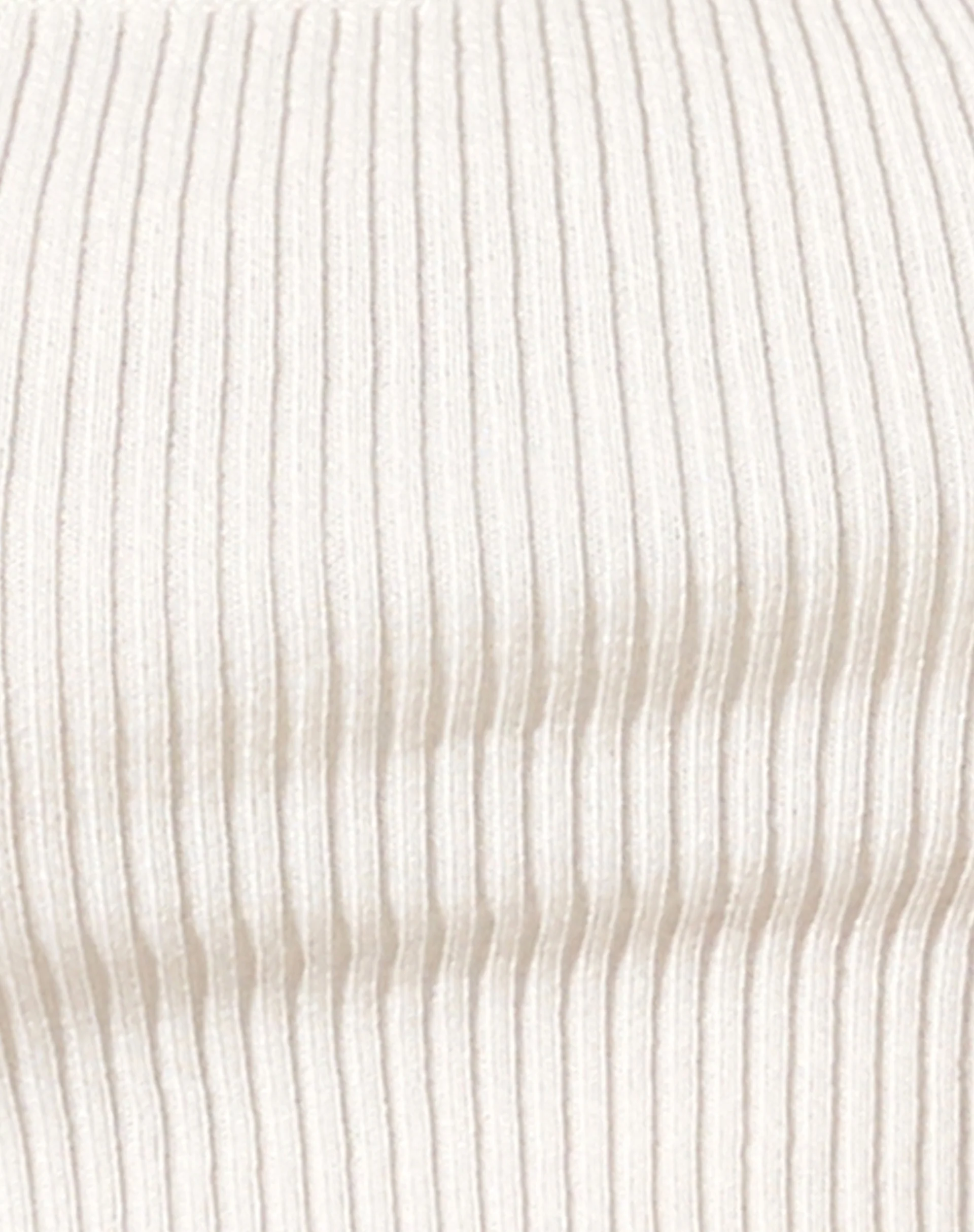 Lemia Bralette Top in Rib Star White - Image 5