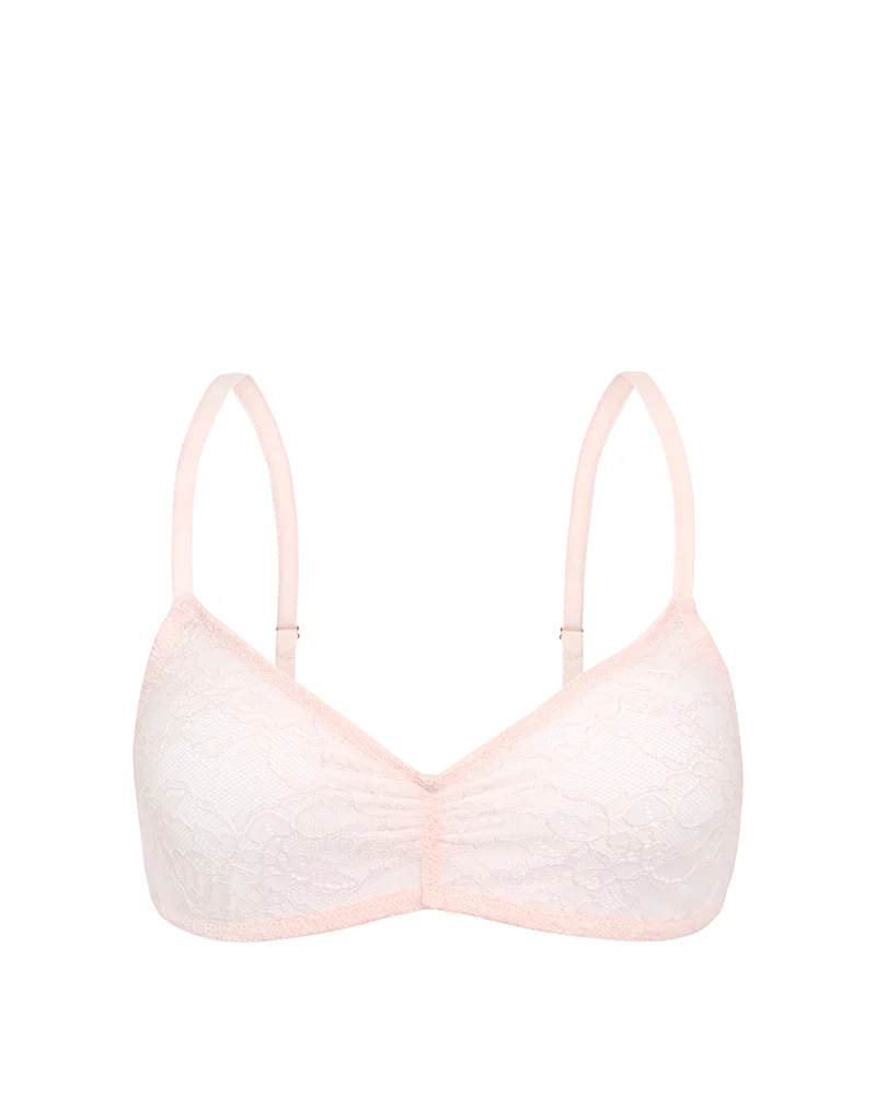 Lengkai Bra in Marys Rose Lace Pink - Image 6