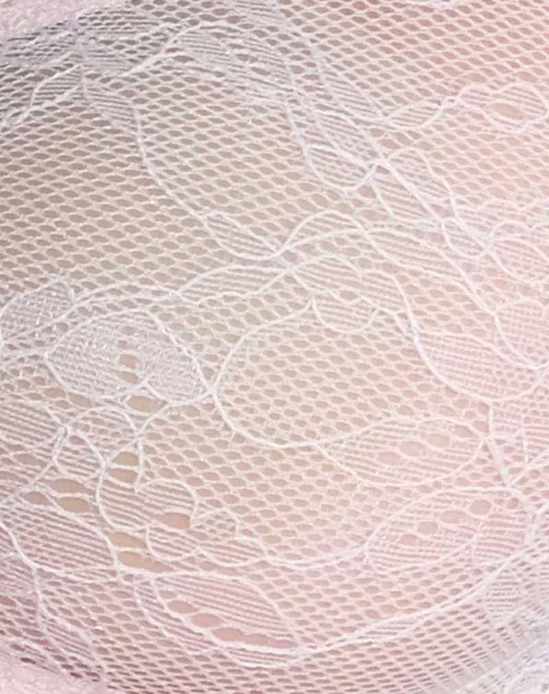 Lengkai Bra in Marys Rose Lace Pink - Image 7