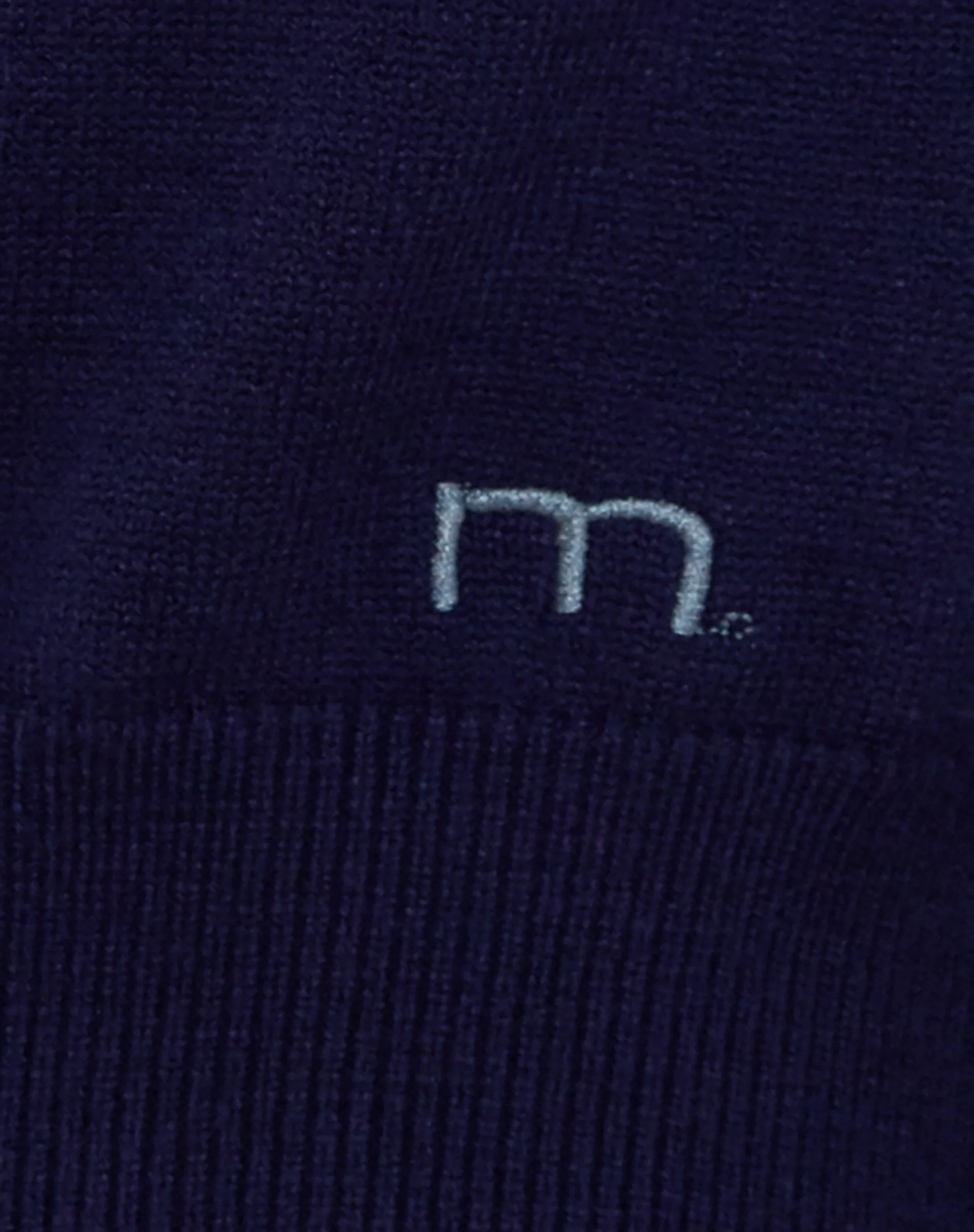 Lennon Knitted Jacket in Navy with White Stripe - Image 6